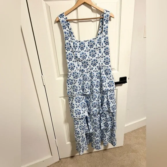 Show Me Your Mumu Tiered Cottom MIDI dress - Picture 9 of 10